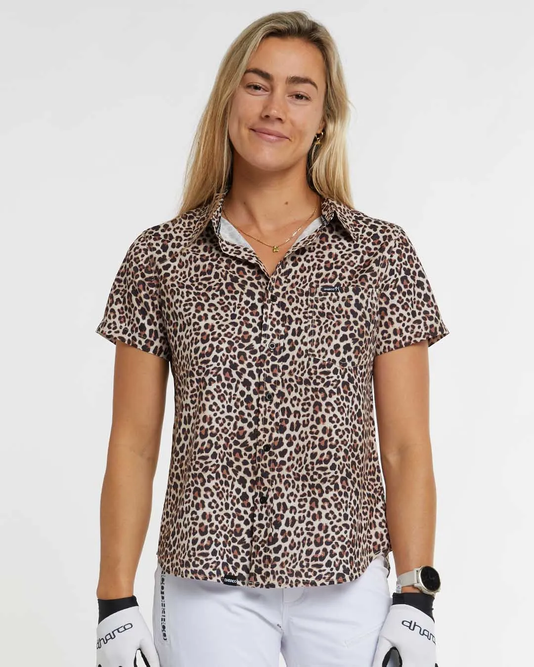 Dharco Womens Tech Party Shirt | Leopard