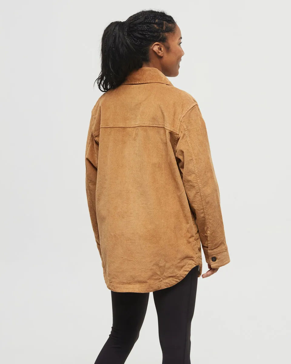 EcoStretch Corduroy Shacket