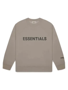 Fear Of God Essentials Applique Logo Crewneck Taupe [FW20]