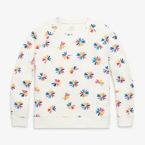 Fit 1 grown-ups sweatshirt in bright blooms