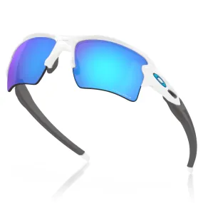 Flak® 2.0 XL sunglasses - Polished white / Prizm™ sapphire