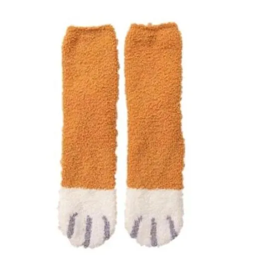 Fluffy Paw Socks (2pairs)