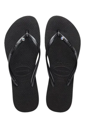 Havaianas | Womens Slim Crystal SW II (Black)