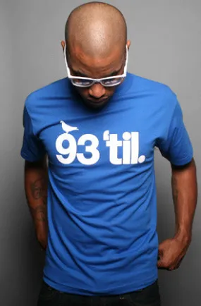 Hieroglyphics X Adapt :: 93 'til (Men's Royal Tee)