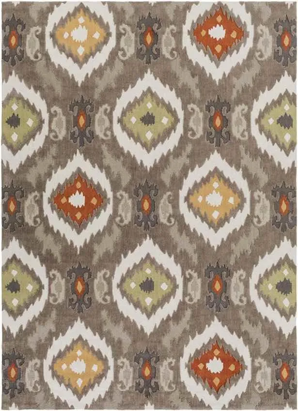 Immingham 8x11 Bohemian Brown Area Rug Carpet for Living Room Bedroom or Kitchen (8' x 11')