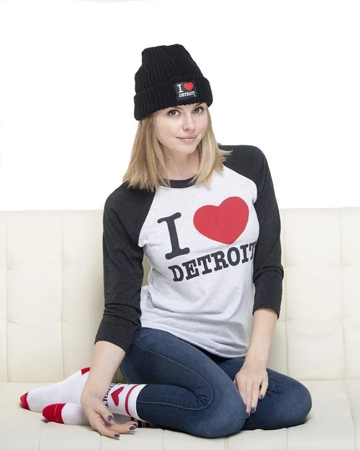 Ink Detroit I Love Detroit Crew Socks