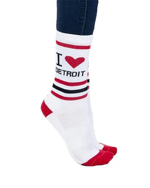 Ink Detroit I Love Detroit Crew Socks