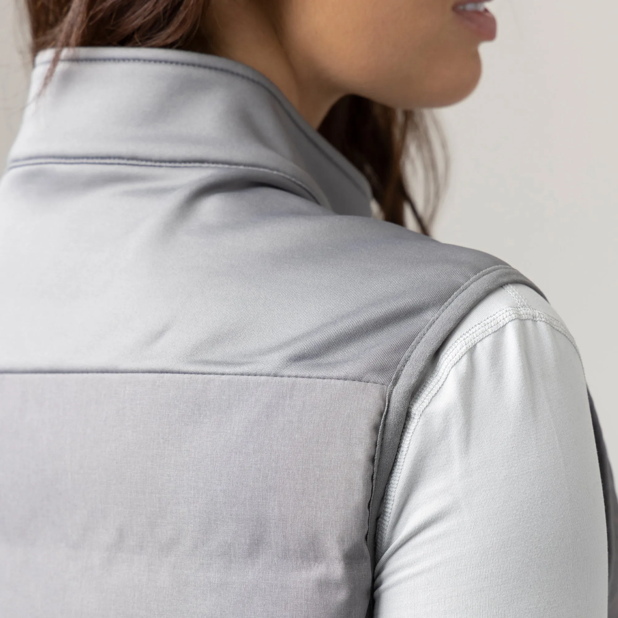 Ladies Mid-Weight and Water Resistant Hybrid Hailey Gilet - Grey