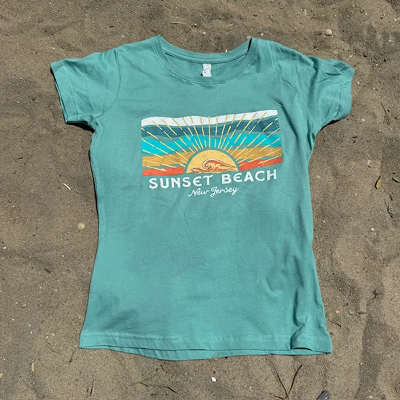 Ladies Sunset Beach Radiant Sunset Tee