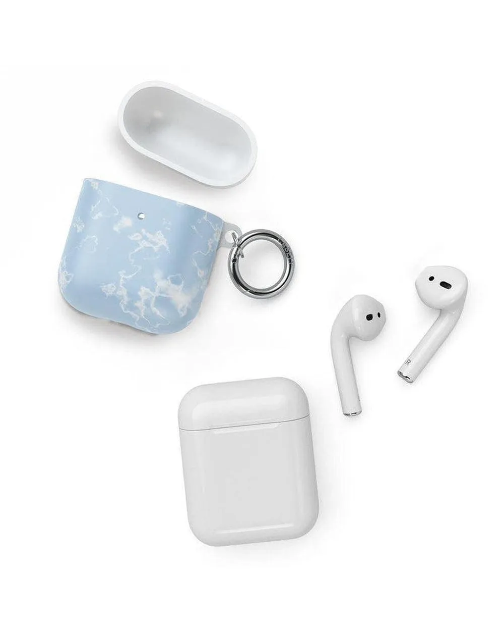 Light Blue Skies | Marble Clouds AirPods Case