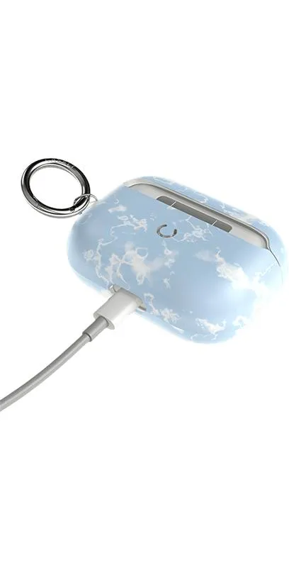 Light Blue Skies | Marble Clouds AirPods Case