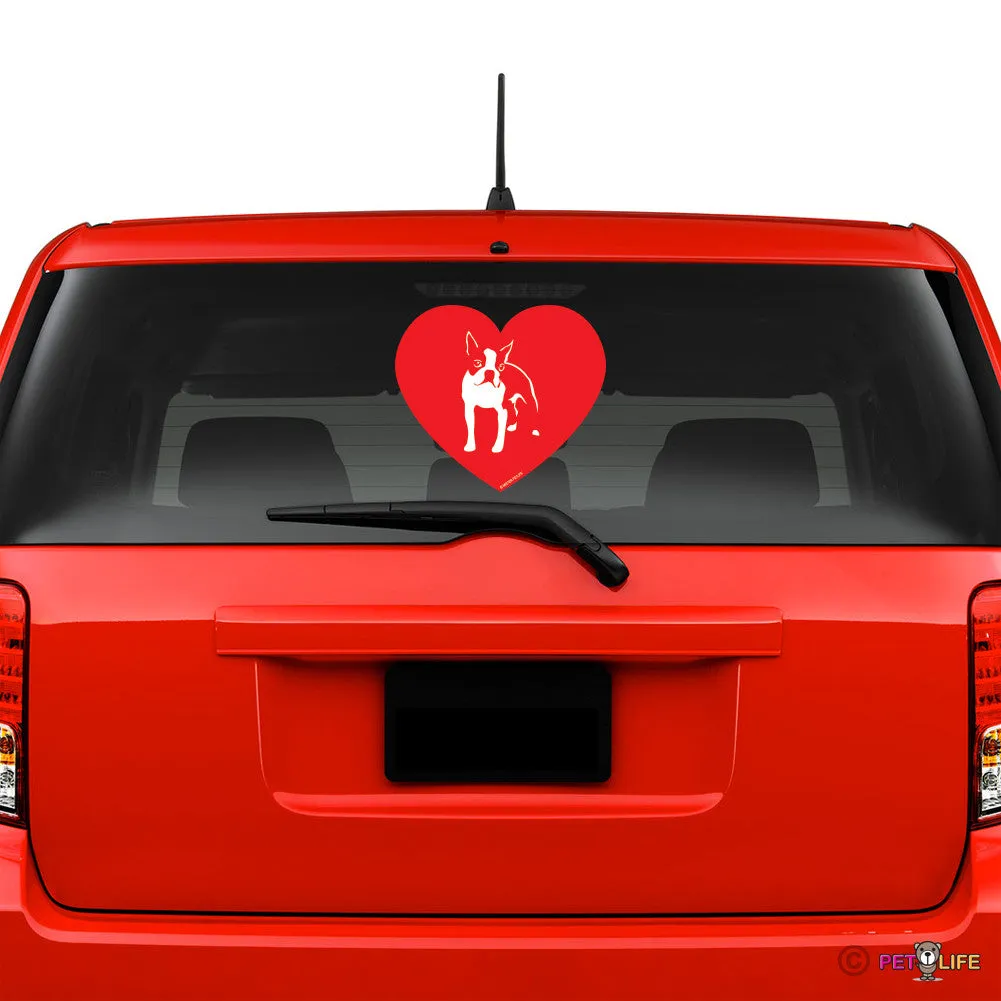 Love Boston Terrier Sticker