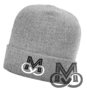 Mammoth "M" Heathered Knit Beanie | Heathered Grey