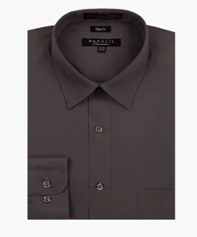 Marquis Slim Fit Dress Shirt - Charcoal