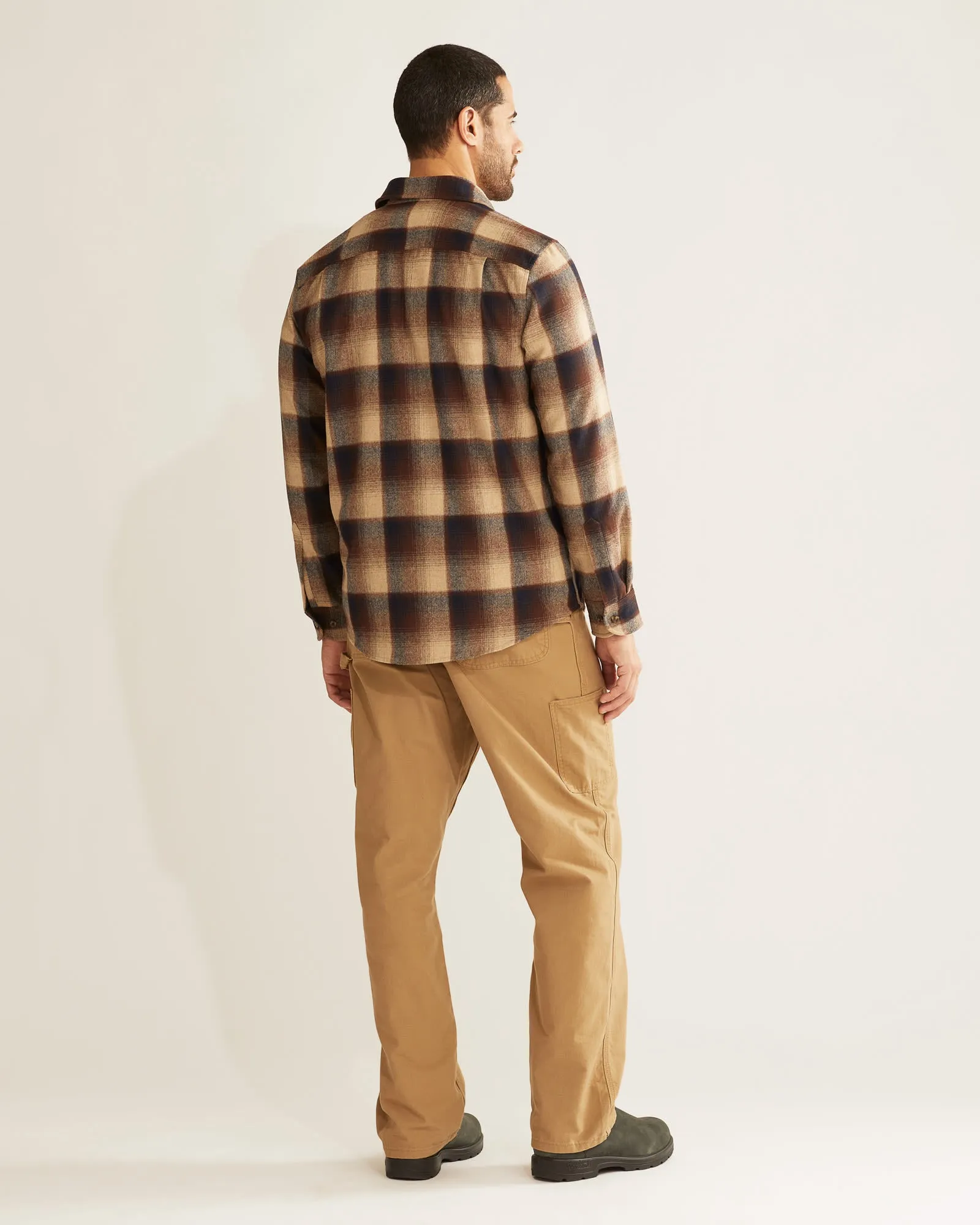 Men's Pendleton | Plaid Lodge Shirt | Brown/Navy Ombre