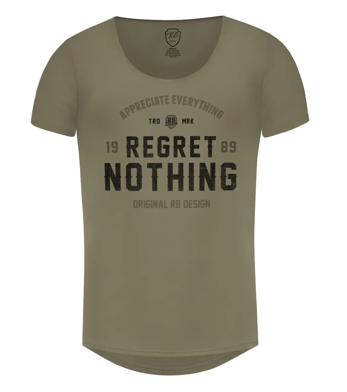 Men's T-shirt "Regret Nothing" MD982