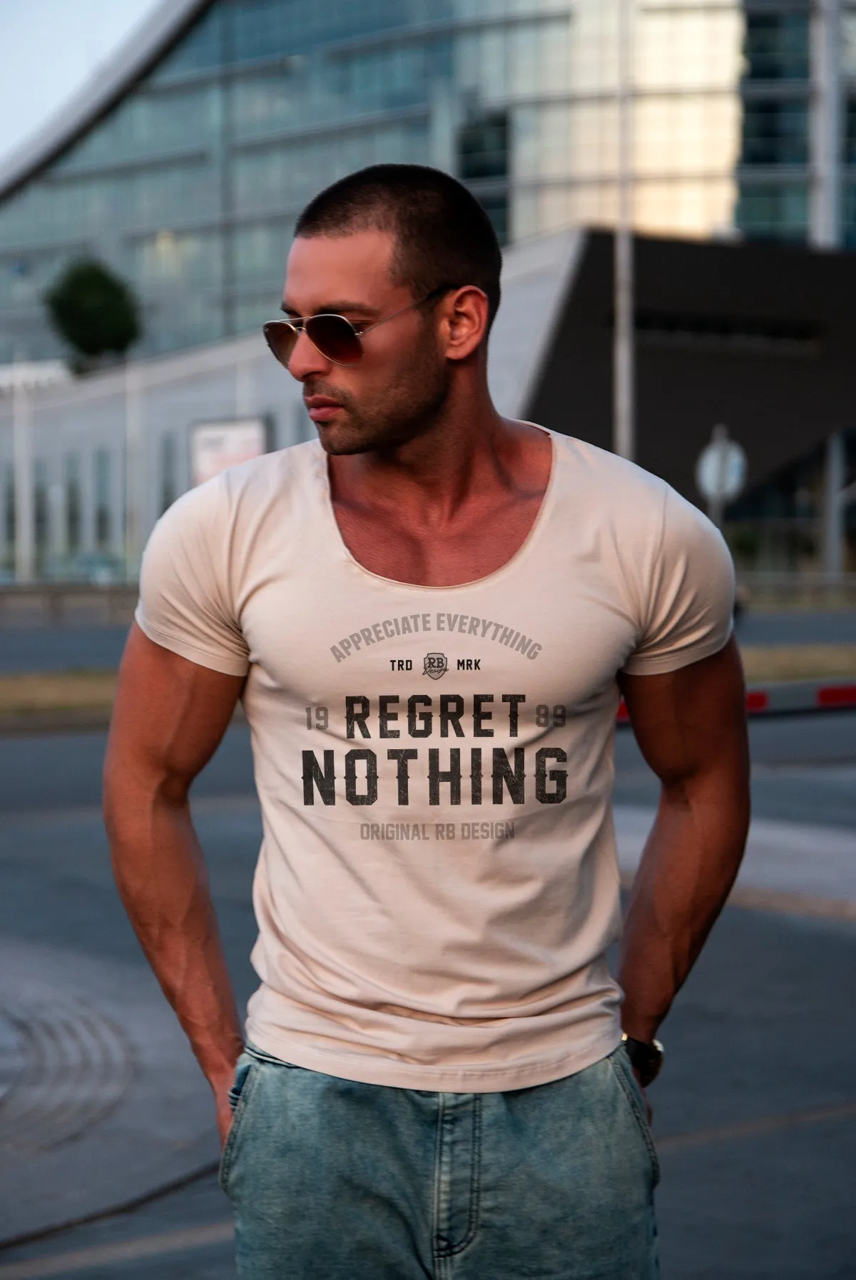 Men's T-shirt "Regret Nothing" MD982