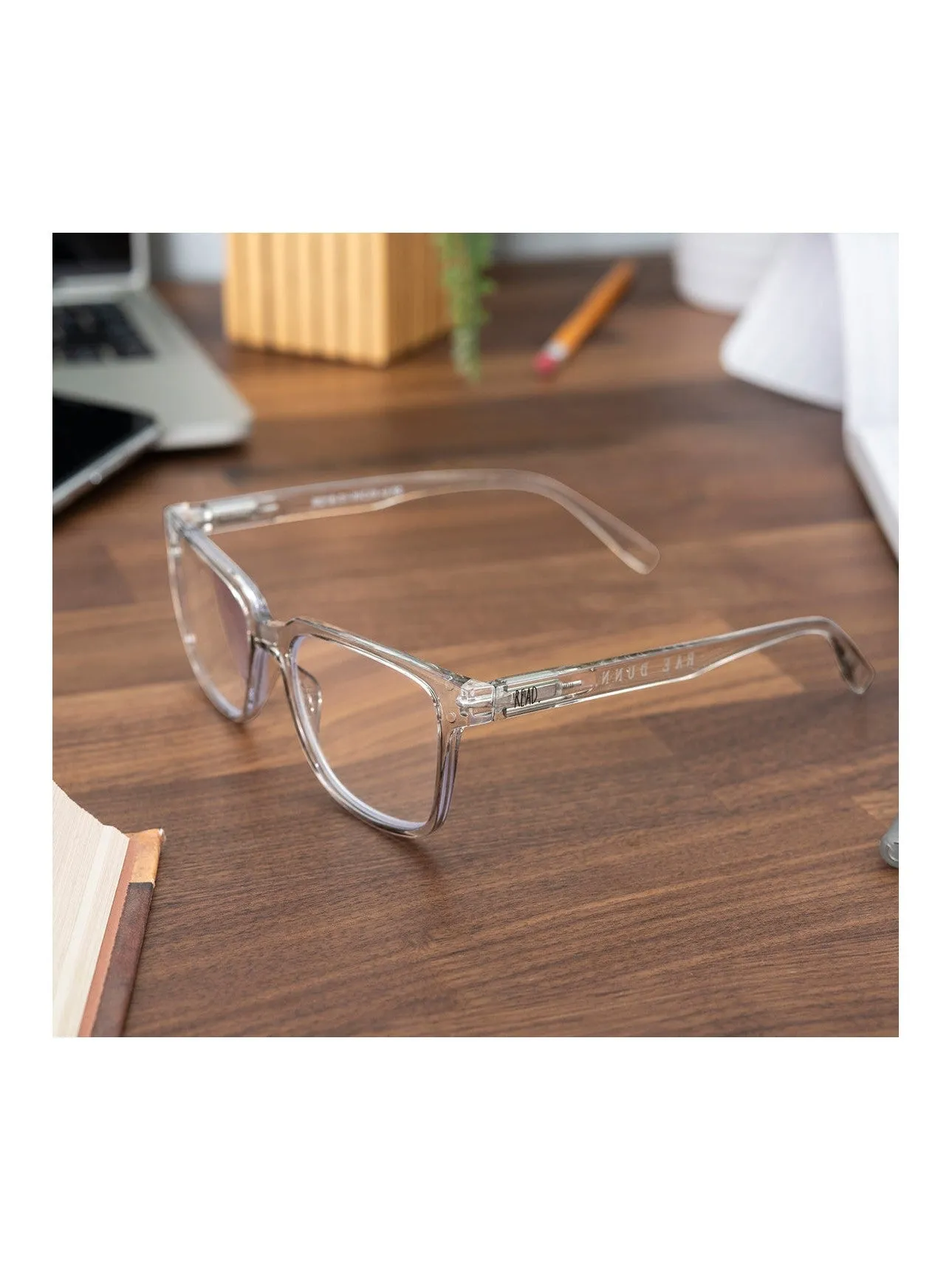 NALA 2-Pack Blue Light Blocking Reading Glasses with "READ MORE" Signature Font Hard Case