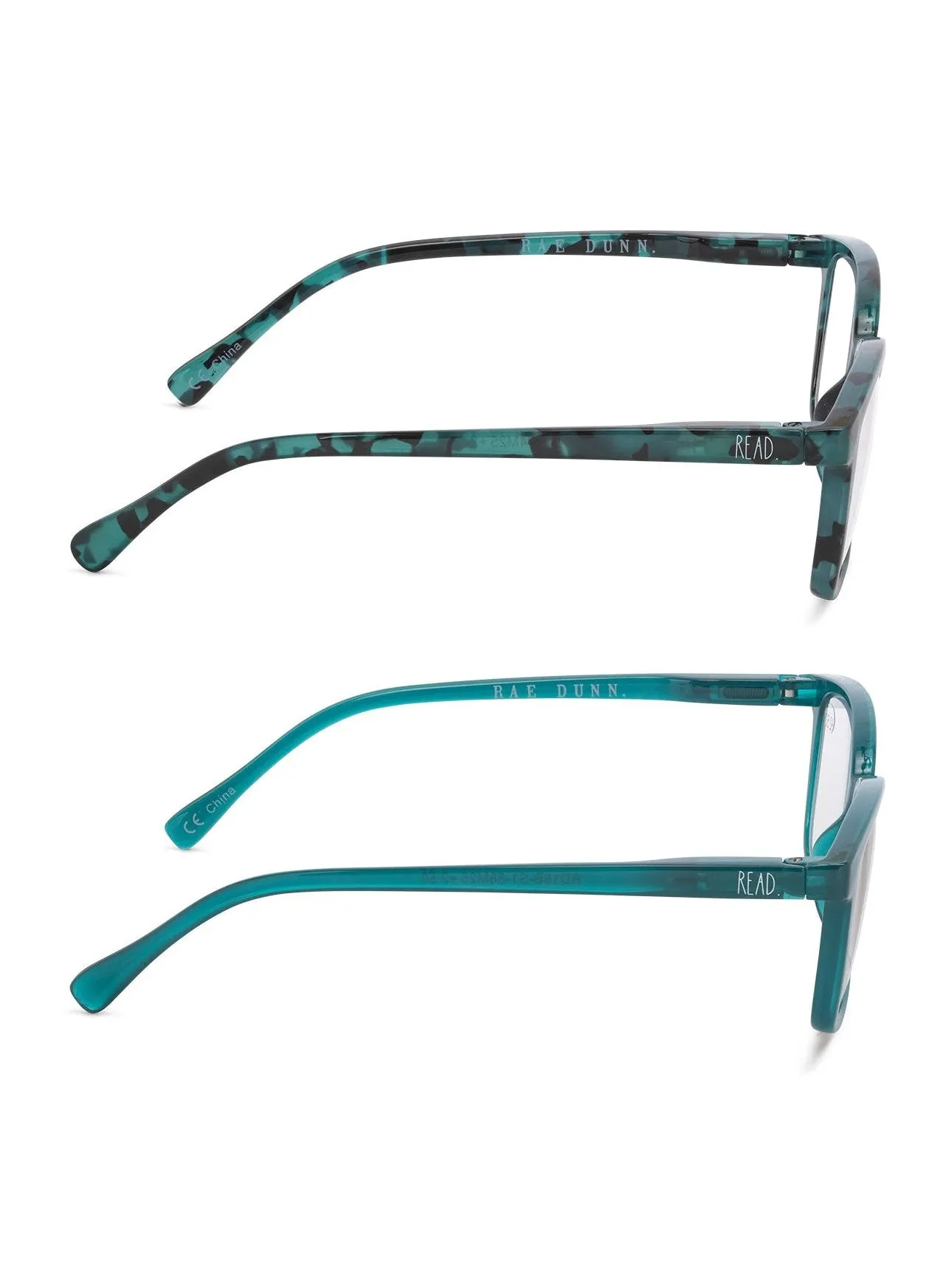 NALA 2-Pack Blue Light Blocking Reading Glasses with "READ MORE" Signature Font Hard Case