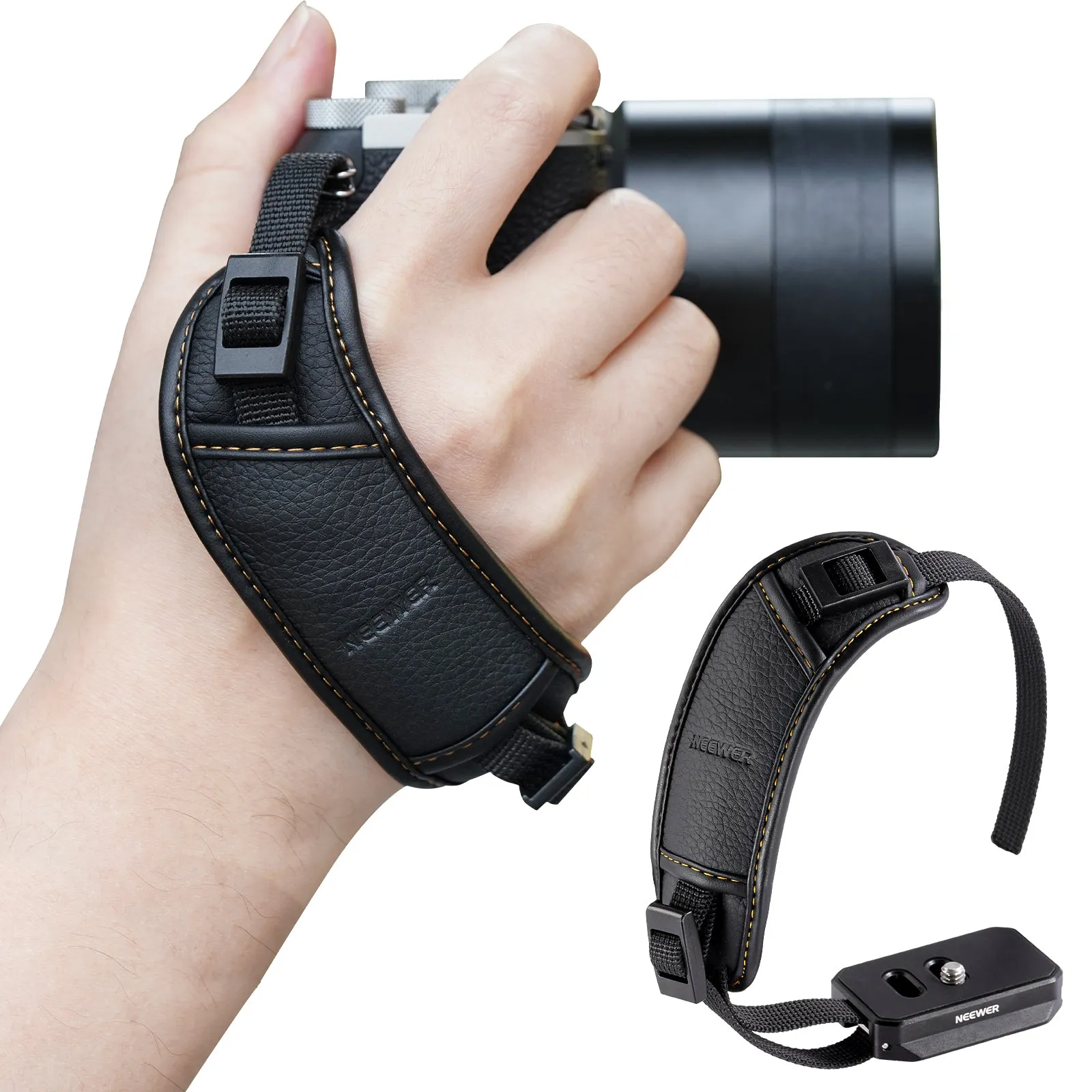 NEEWER CA071 Camera Wrist Strap with 1/4" Quick Release Plate