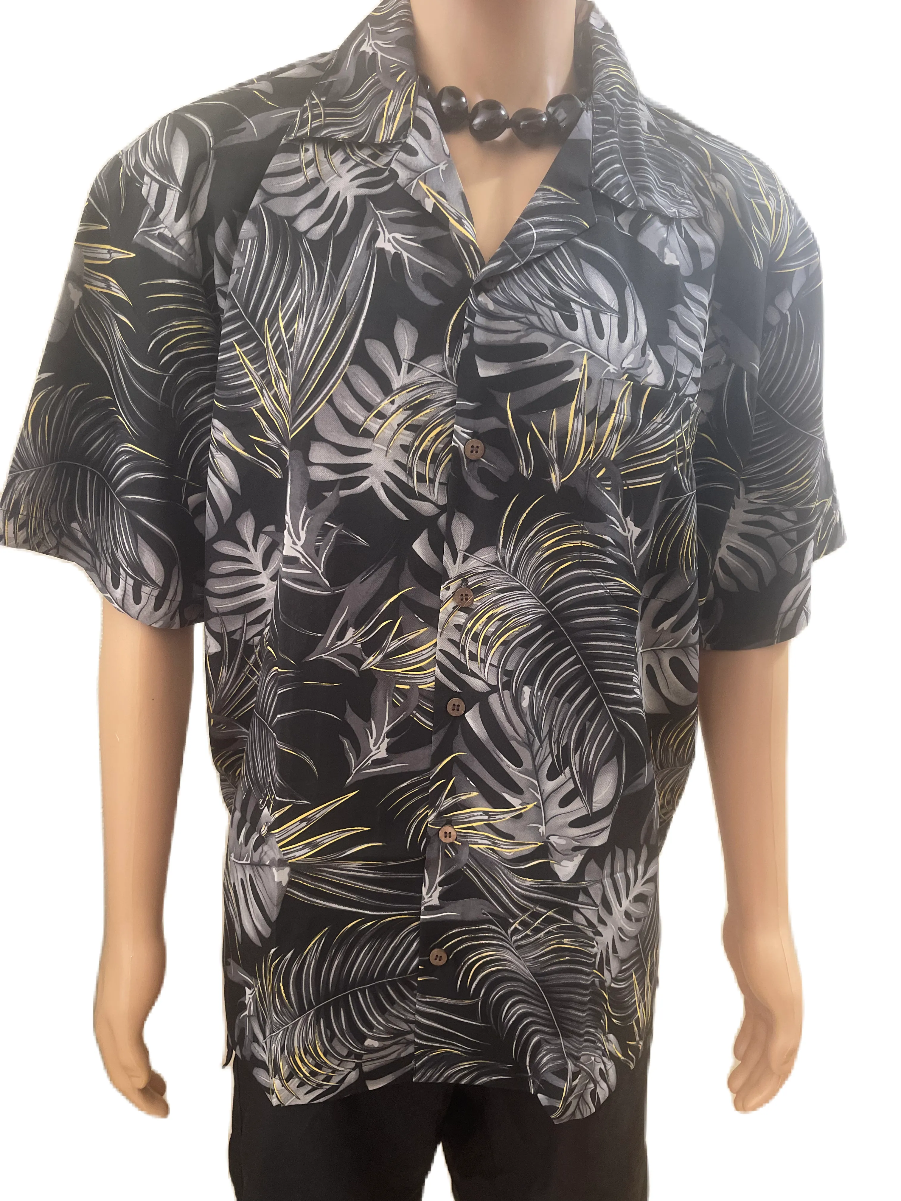 Palm Monstera Aloha Shirt