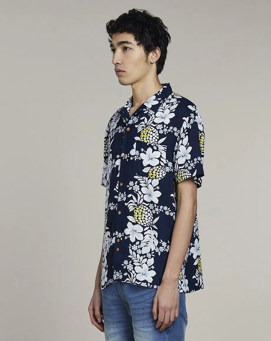 PANAMA MENS SHIRT | NAVY