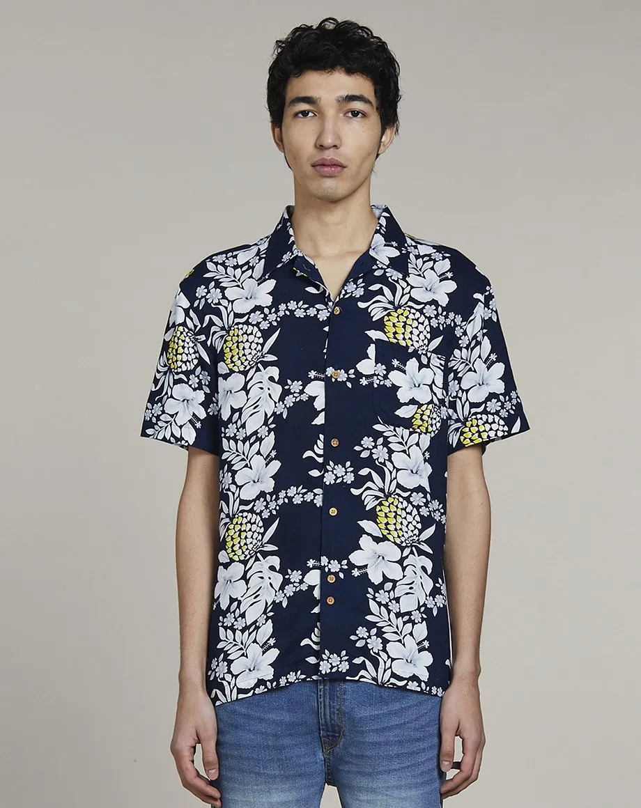 PANAMA MENS SHIRT | NAVY