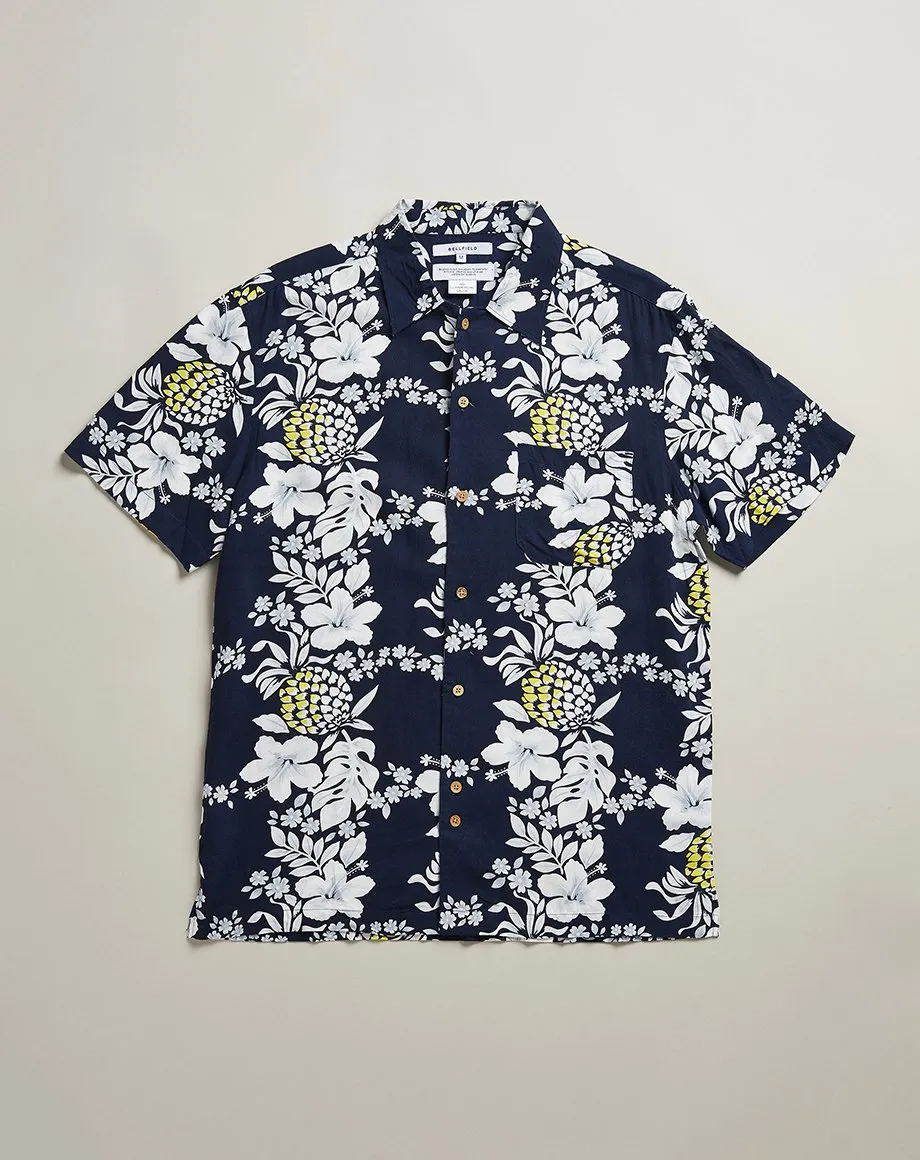 PANAMA MENS SHIRT | NAVY