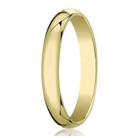 Polished Yellow Gold Men's Designer Wedding Band in 18K | 4mm