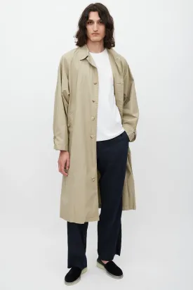 Polo Beige Cotton Trench Coat