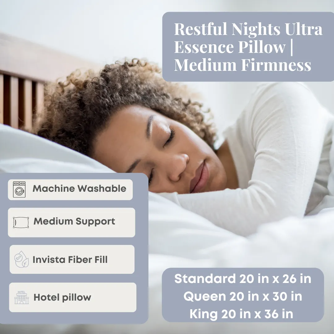 Ultra Essence Medium Firmness Pillow for Restful Nights