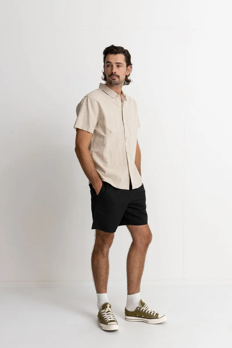 RHYTHM CLASSIC LINEN SS SHIRT - SAND