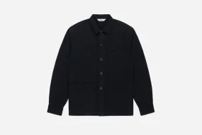 Shop Jacket ~ Black Cotton/Linen