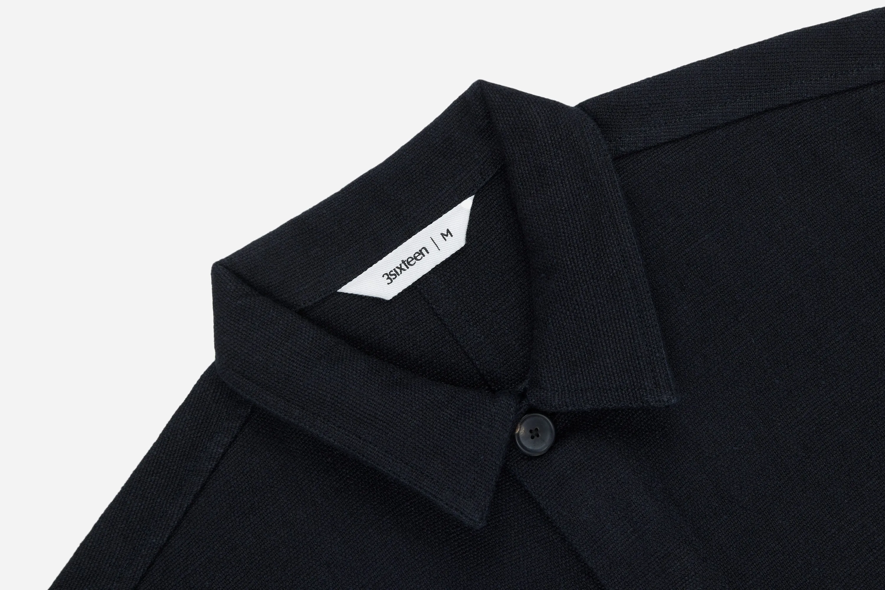 Shop Jacket ~ Black Cotton/Linen