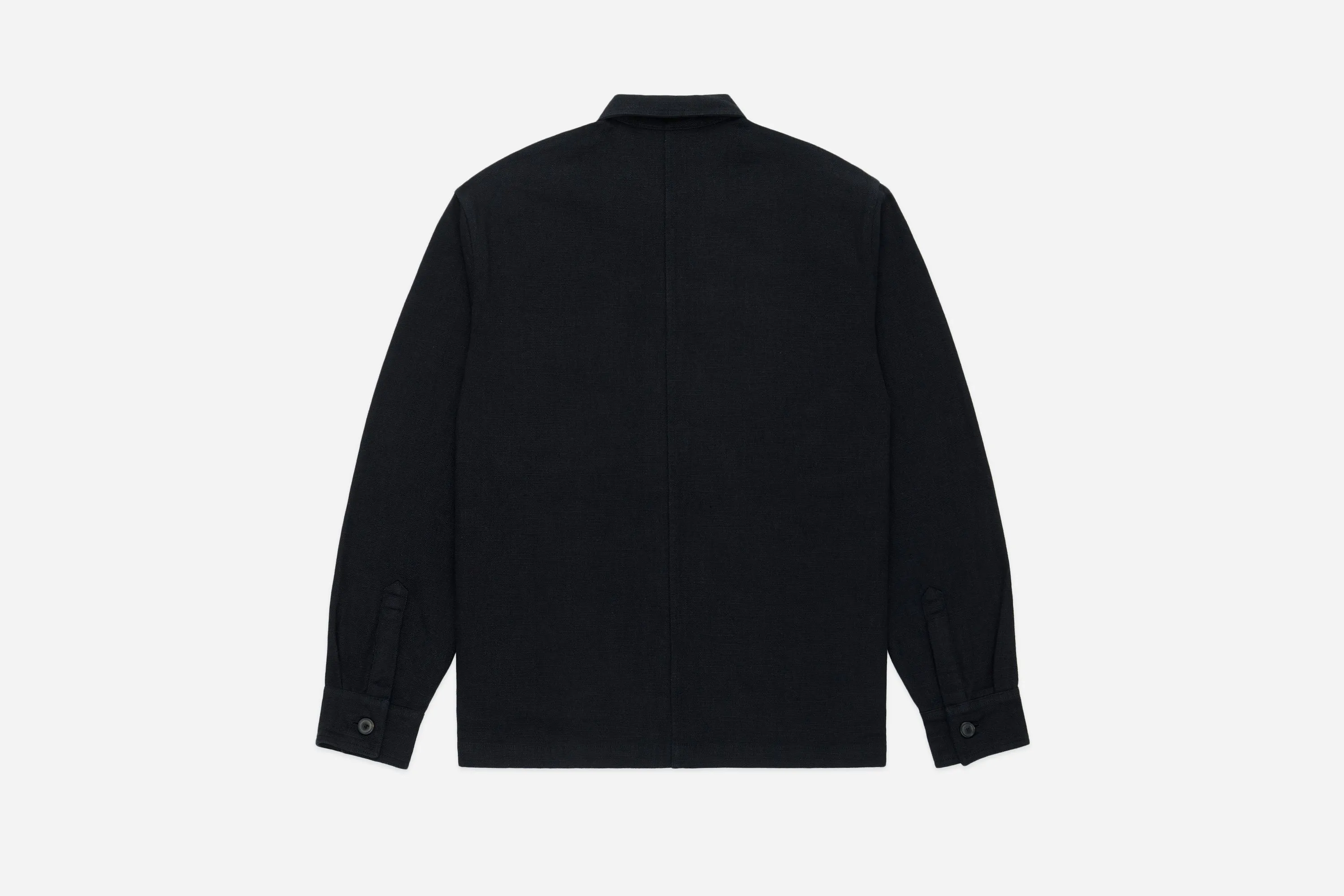 Shop Jacket ~ Black Cotton/Linen