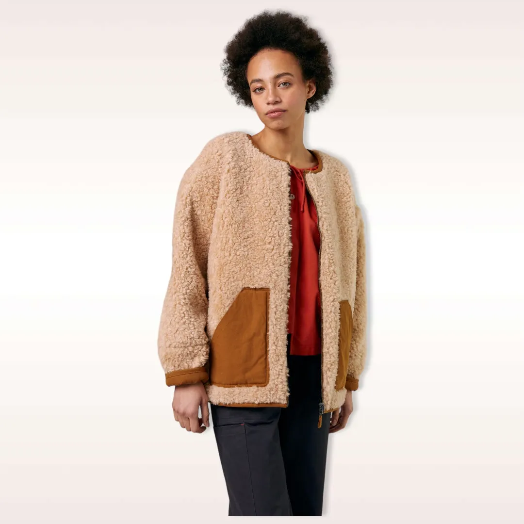 Sideline Arc Coat Natural