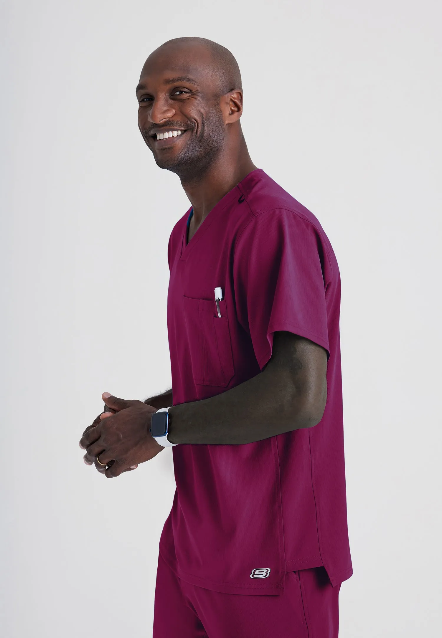 Skechers Mens Scrub Top