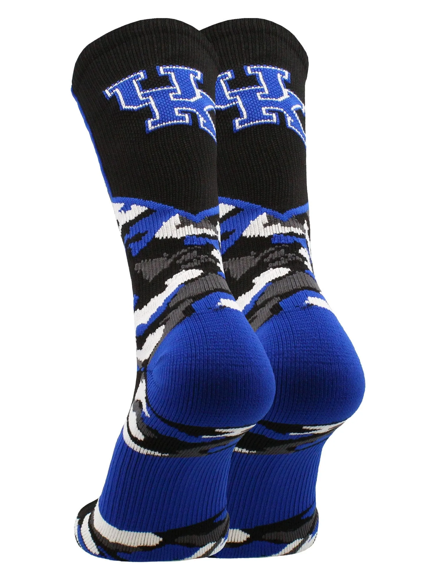 University of Kentucky Wildcats Woodland Camo Crew Socks