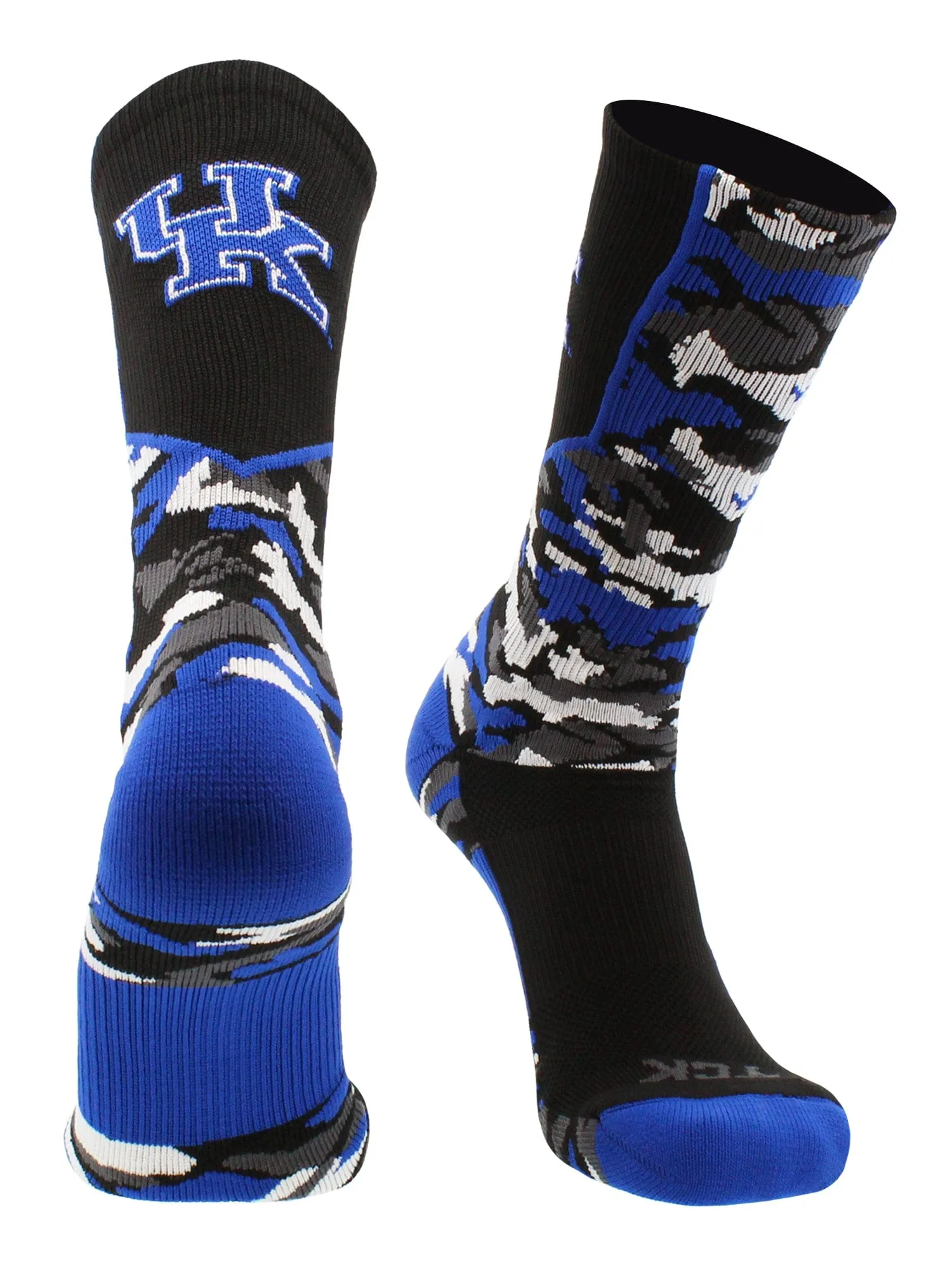 University of Kentucky Wildcats Woodland Camo Crew Socks