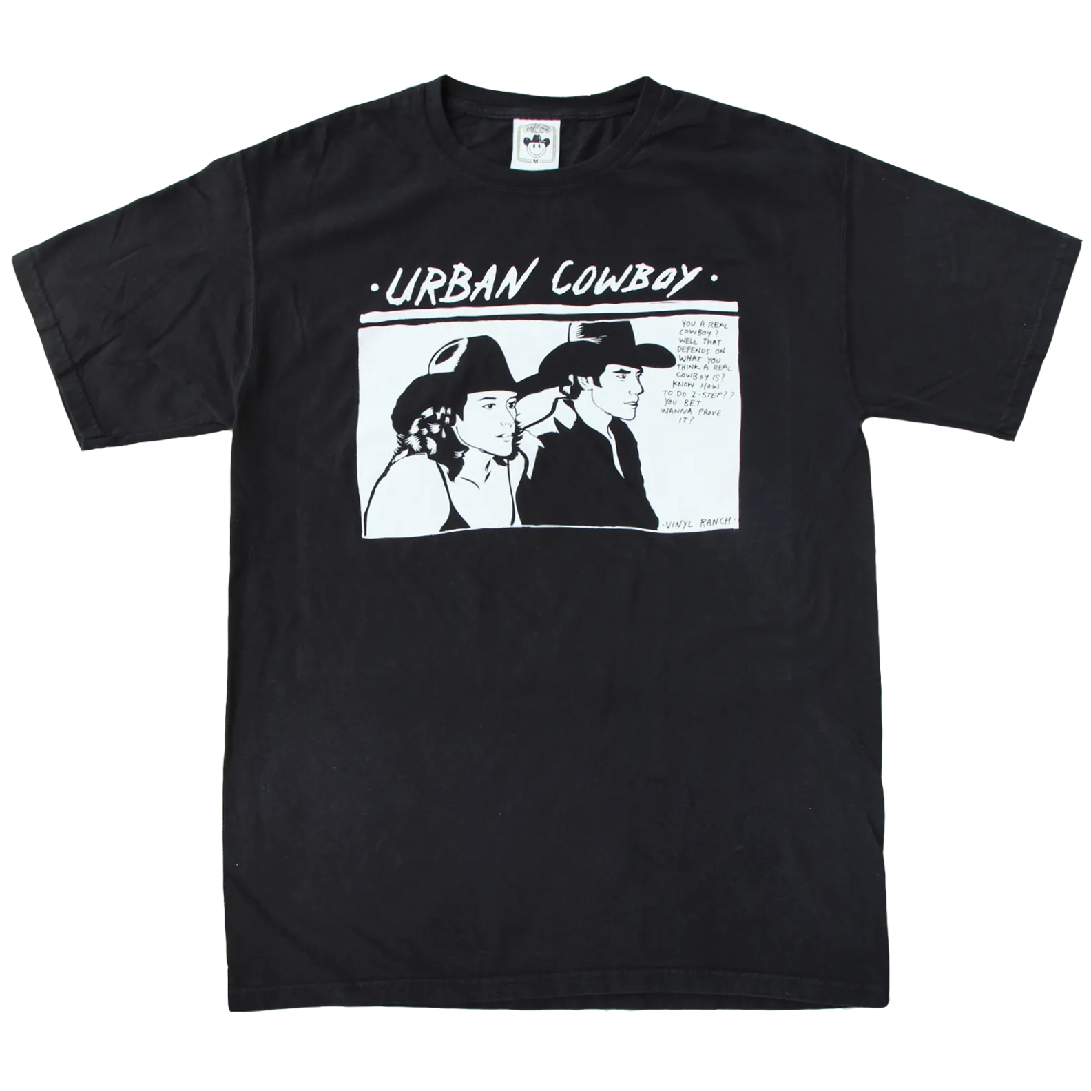 Urban Cowboy Unisex Black Tee