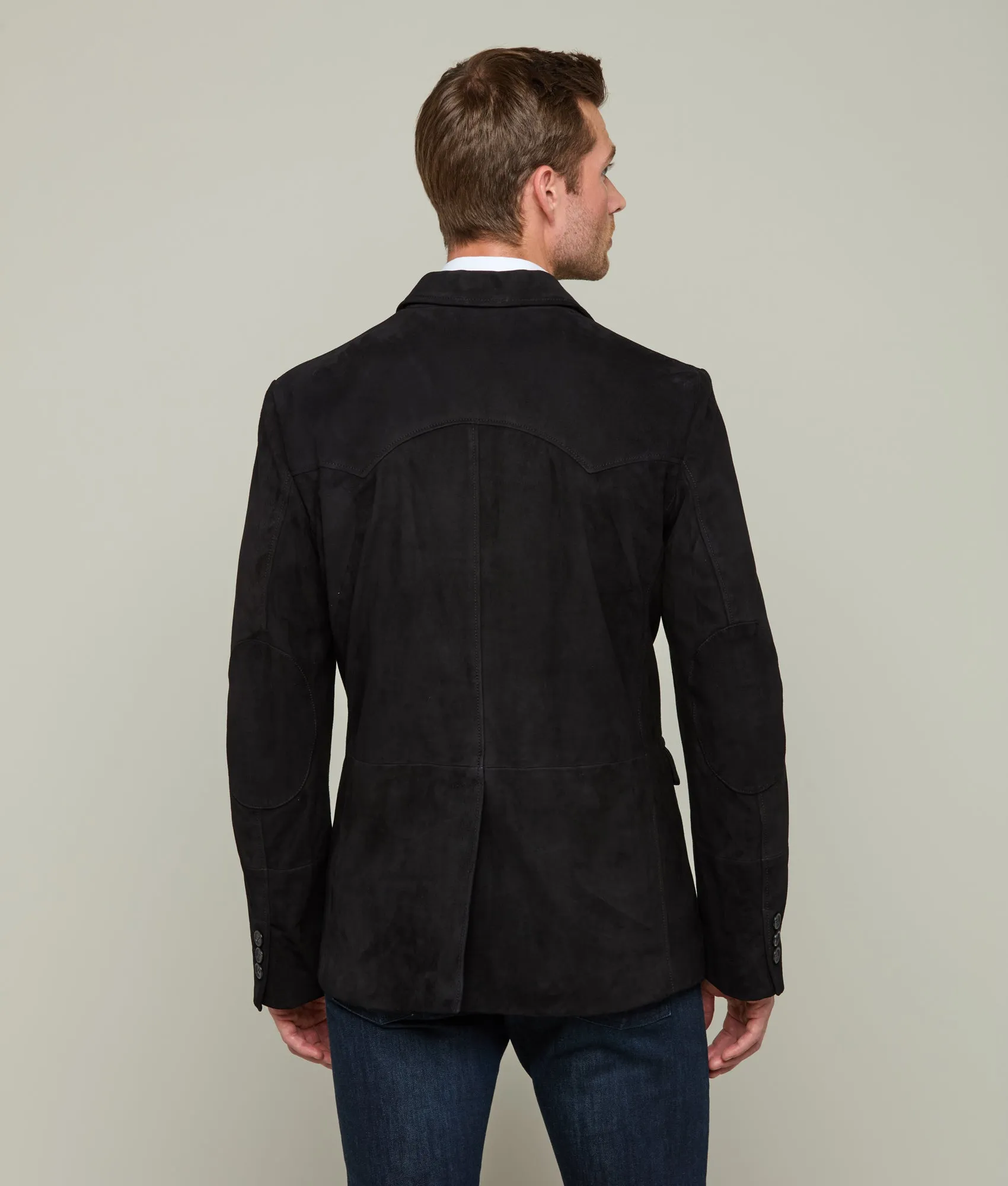 Western Yoke Sport Coat :: Black