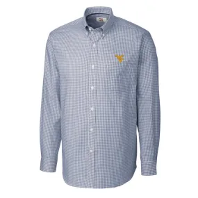 WVU NAVY TATTERSALL WOVEN