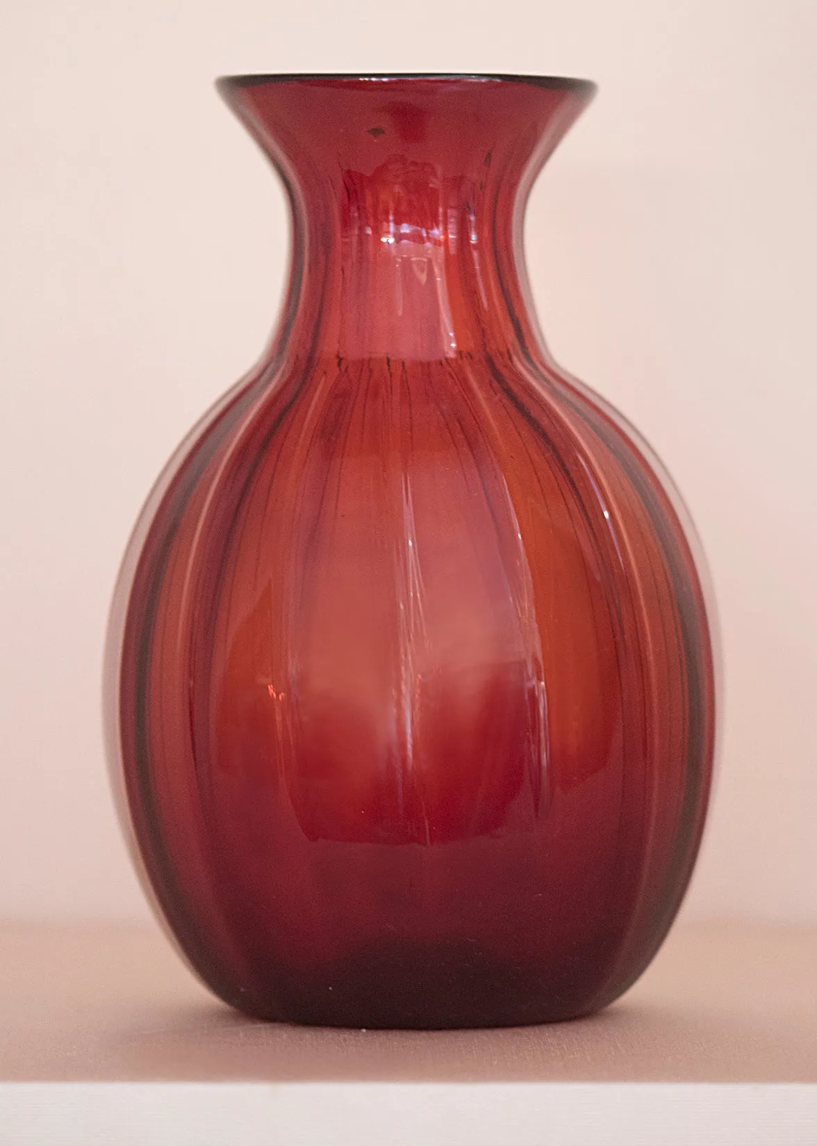 zecchin & martinuzzi glass vase